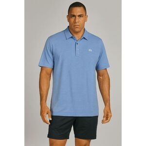 Travis Mathew Men's The Heater Golf Polo Shirt Blue S
